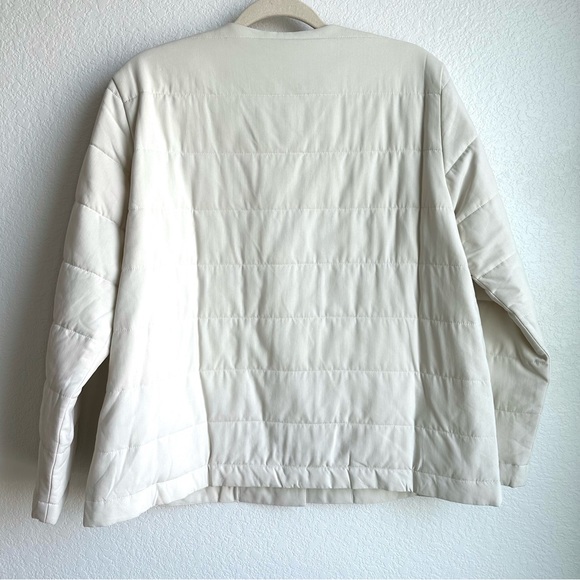 NWT Ellen Fisher Fuji Silk Quilted Jacket Size M - Picture 8 of 14